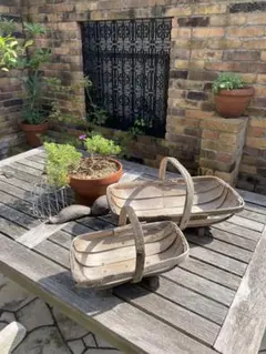 The Royal Sussex Trug】 ヴィンテージガーデンドラッグ イギリス製