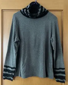 Calabazaレースタートルネックの長袖カットソー