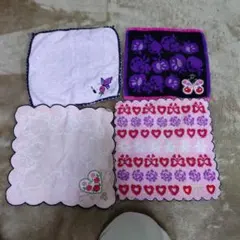 タオルハンカチ 4枚セット アナスイ