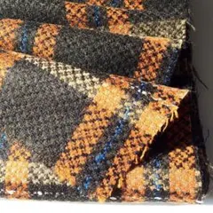 FASHION FABRIC SHOPとらや チェック柄ウール生地
