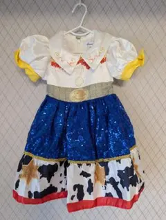 80cm ディズニー コスプレ スパンコールドレス ジェシー風
