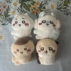 ちいかわ　クリップぬいぐるみ　ちいかわ　モモンガ　くりまんじゅう　ラッコ　セット
