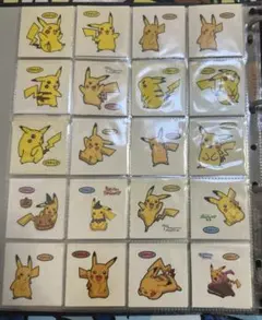 ポケモンパン　シール　ピカチュウ20枚セット④ 初期　ハロウィン