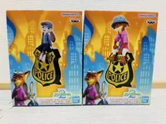 未開封　新品　ディズニー ズートピア2 ニック ジュディフィギュア