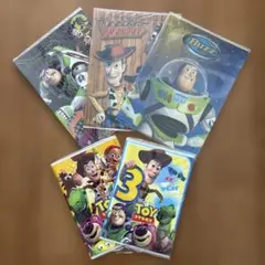 トイ・ストーリー ノート型クリアファイル 5冊おまとめお得セット