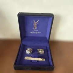 Yves Saint Laurent カフスとネクタイピンセット