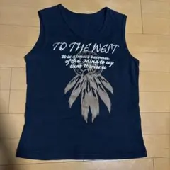 タンクトップ　黒　ラメ