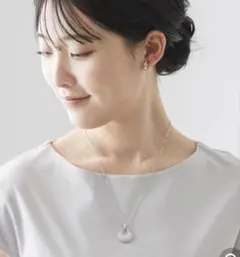 GEORGES RECH シルバーネックレス&イヤリングセット 新品