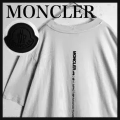 美品☆大人気☆高級モデル☆】モンクレール ラバーロゴ Tシャツ 半袖
