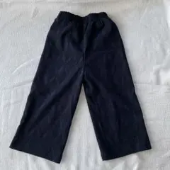 しまむら 黒レース ワイドパンツ 95㎝