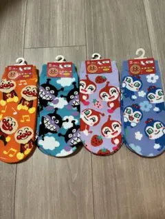 新品タグ付き アンパンマン シリーズ ソックス 足セット レディース 23~25
