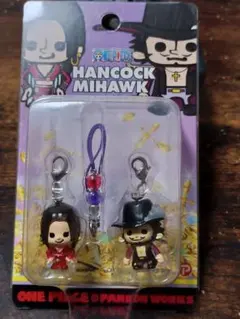 《新品》 원피스 クリアツインビーズ根付2 ハンコック×ミホーク