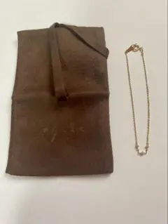 agete アガットK18 ブレスレットダイヤモンド0.03