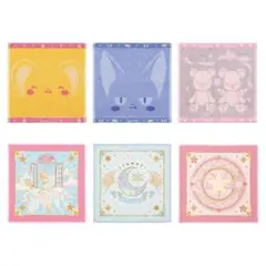 カードキャプターさくら　25周年一番くじ　ハンドタオル　全６種コンプリート