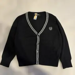 COMME CA ISM ブラックカーディガン　100㎝