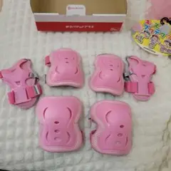 BRIDGESTONE キッズプロテクター ピンク 6点