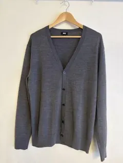 【美品】Vネックカーディガン/ユニクロ