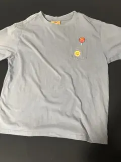 Chupa Chups ポケット付き Tシャツ グレー