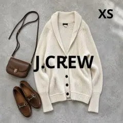 a950【J.CREW】ニットジャケット オフィスカジュアル 通勤 XSのサムネイル