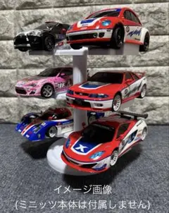Mini-Z ミニッツ　ディスプレイ スタンド 　SPタイプ(回転式) ホワイト