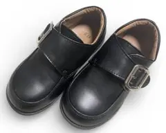 バックル付きブラック フォーマルシューズ 17.0㎝　入学式