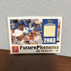 2003 JOE THURSTON ゲーム使用ジャージカード