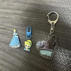 シンデレラ キーホルダー 3点セット