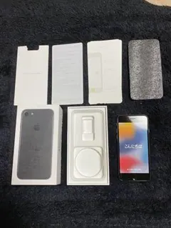 ¥300 スタート 美品 売り切り iPhone 7 ブラック 128GB