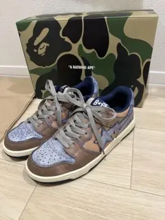 A BATHING APE スニーカー ブラウン/ブルーのサムネイル