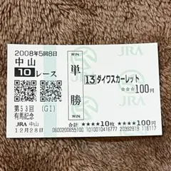 期限切れ単勝馬券】 ジャパンカップ 2004 ゼンノロブロイ ウマ娘