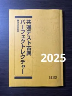 共通テスト古典パーフェクトレクチャー2025