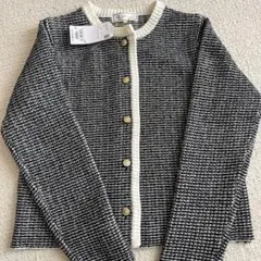 ROPE PICNIC ゴールドボタンサマーツイードカーディジャケット