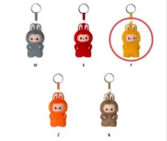 PIN FOR LOVE イニシャル ラブブ 【Y】ぬいぐるみ ペンダント