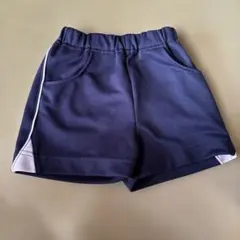 JAKUETSU幼稚園保育園体操服 100ネイビーショートパンツ（ポケット付き）