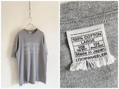 ループウィラー LVS限定 ロゴプリントTシャツ L 杢グレーのサムネイル