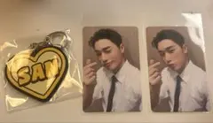 ATEEZ FCオンラインくじ トレカ キーホルダーSET サン