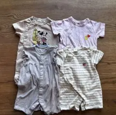 半袖ロンパース　まとめ売り　60-70サイズ
