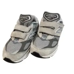 【美品】New Balance IV990 GRAY(GL6) KIDS キッズ
