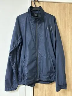 ミズノ　シャカシャカジャージ（ウィンドブレーカー）　上下セット　ネイビー色