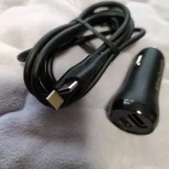 RAVPOWER 車載充電器 USB Type-C 2ポート