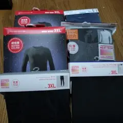 HEATTECH 3XL 長袖Tシャツとタイツ等