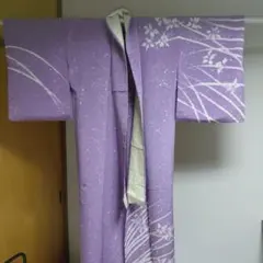 着物　ラベンダー色　アンティーク