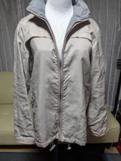 《Forestmesse》リバーシブル　軽量 フード付きジャケット Lサイズ