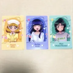 プリキュアファッションシリーズ　クリアカード3枚セット