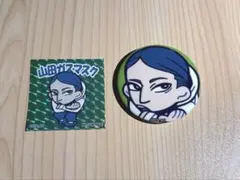 都市伝説解体センター　ぶくぶ　缶バッジ　ステッカー　山田ガスマスク
