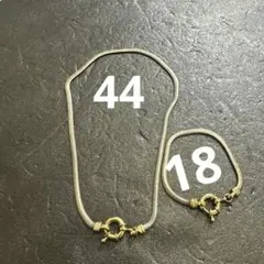 アガタ　チェーンネックレス　ブレスレット