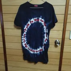 Amina タイダイ柄 半袖Tシャツ ネイビーのサムネイル