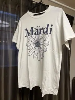 Mardi Mercredi Tシャツ ホワイト フラワーロゴのサムネイル
