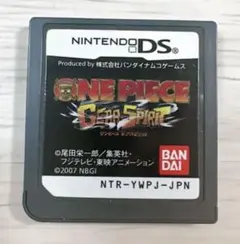 動作確認済 ワンピース ギアスピリット DSカセット ソフト