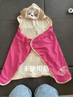 【未使用品❗️】パウパトロール スカイ フード付きポンチョタオルなりきり かわいい